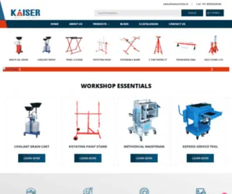 Kaiserindia.in(KAISER ENGINEERS) Screenshot