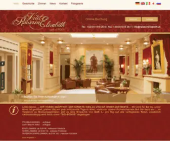 Kaiserinelisabeth.at(Hotel Kaiserin Elisabeth Hotel Kaiserin Elisabeth) Screenshot