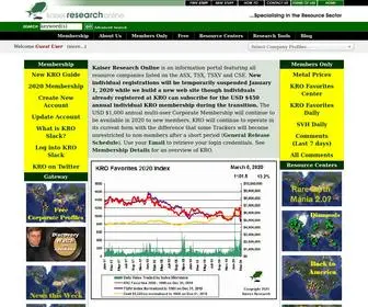 Kaiserresearch.com(Kaiserresearch) Screenshot