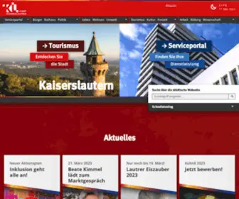 Kaiserslautern.de(Stadt Kaiserslautern) Screenshot