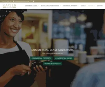 Kaisersolicitors.co.uk(Commercial Lease Solicitors) Screenshot