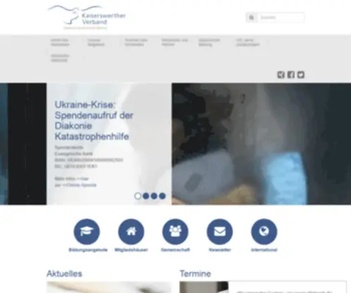 Kaiserswerther-Verband.de(Kaiserswerther Verband) Screenshot