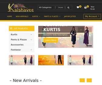 Kaishavee.com(Fashion for Everyone) Screenshot