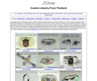 Kaisilver.com(Jewelry Thailand Gemstones Thailand Ceramics Thailand Factory Direct From Thailand) Screenshot