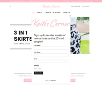 Kaitescorner.com(Kaite's Corner) Screenshot