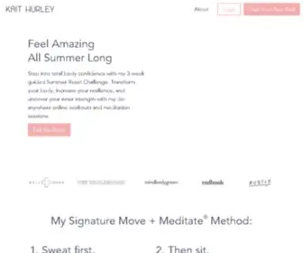 Kaithurley.com(Move and Meditate official website) Screenshot
