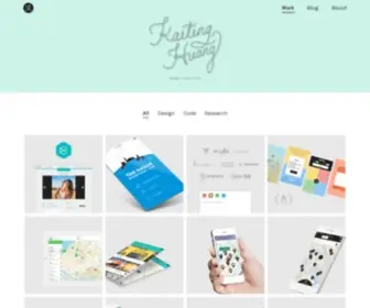 Kaitinghuang.com(UX designer) Screenshot