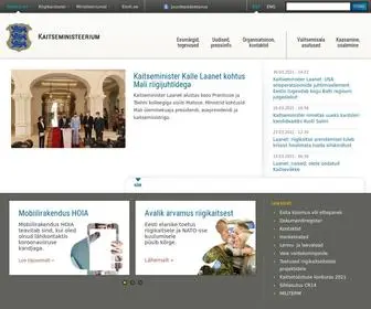 Kaitseministeerium.ee(Avaleht) Screenshot