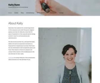 Kaitydunn.com(Essential Oils for the Professional Woman) Screenshot