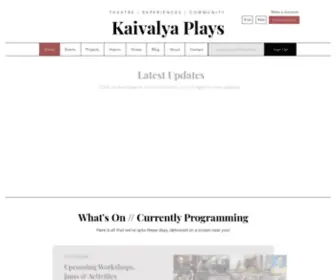 Kaivalyaplays.org(Kaivalya Plays) Screenshot