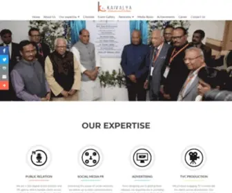 Kaivalyapr.com(Top Public Relations Agency in India) Screenshot