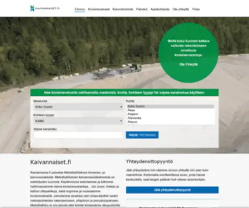 Kaivannaiset.fi(Kaivannaiset) Screenshot