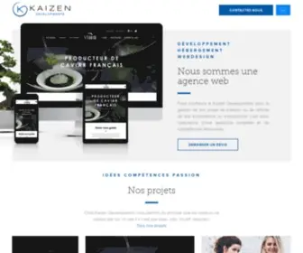 Kaizen-Developments.com(Agence web sur bordeaux : Création de site Internet) Screenshot