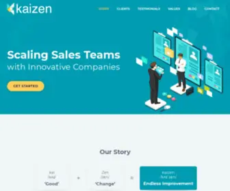 Kaizen.careers(Scaling Sales Teams with Innovative Companies) Screenshot