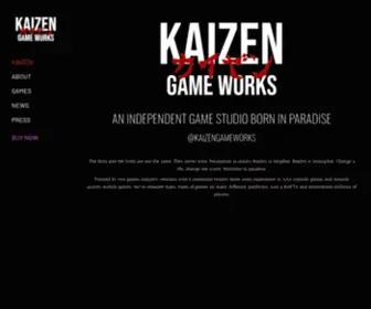 Kaizengameworks.com(An independent game studio born in paradise) Screenshot