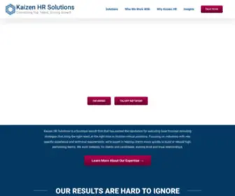 Kaizenhrsolutions.com(Kaizen HR Solutions) Screenshot