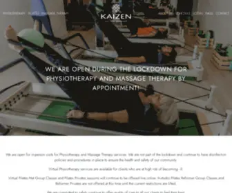 Kaizenphysiotherapygroup.ca(Kaizen Physiotherapy) Screenshot