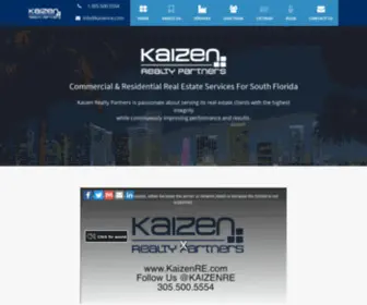 Kaizenrealtypartners.com(Kaizen Realty Partners) Screenshot