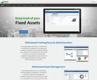 Kaizensoftware.com(Asset Manager Web Edition) Screenshot