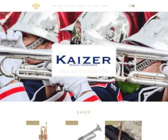 Kaizerinstruments.com(Kaizer Musical Instruments) Screenshot