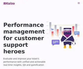 Kaizo.com(All your customer support operations in one place) Screenshot