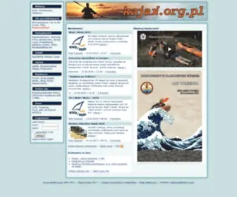 Kajak.org.pl(Strona wszystkich kajakarzy) Screenshot