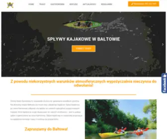 Kajakibaltow.pl(Wypożyczalnia) Screenshot