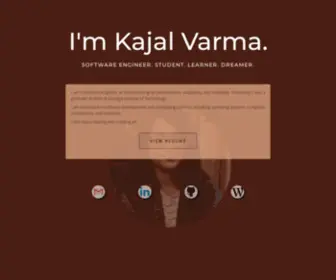 Kajalv.com(Kajal Varma) Screenshot