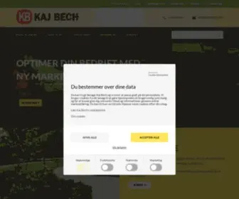 KajBech.dk(Din lokale entreprenør i Holstebro og Vestjylland) Screenshot