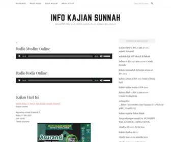 Kajiansunnah.info(Info Kajian Sunnah) Screenshot