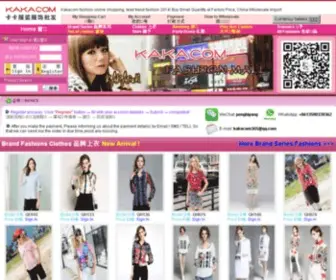 Kakacom.com(Online Wholesale Korea Japan China Fashion Clothes Clothing) Screenshot