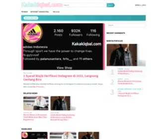 Kakakiqbal.com(Kakakiqbal) Screenshot