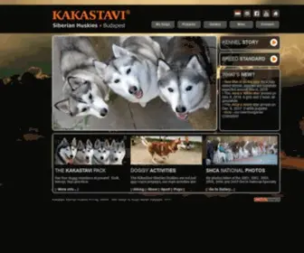 Kakastavihusky.com(Kakastavi Siberian Huskies) Screenshot