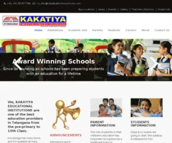 Kakatiyatechnoschools.com(Kakatiya) Screenshot