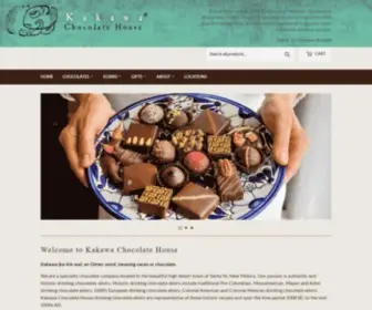 Kakawachocolates.com(Kakawa Chocolate House SF) Screenshot