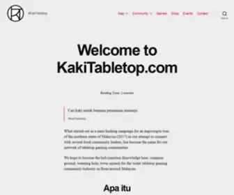 Kakitabletop.com(Cari kaki untuk bermain permainan tabletop) Screenshot