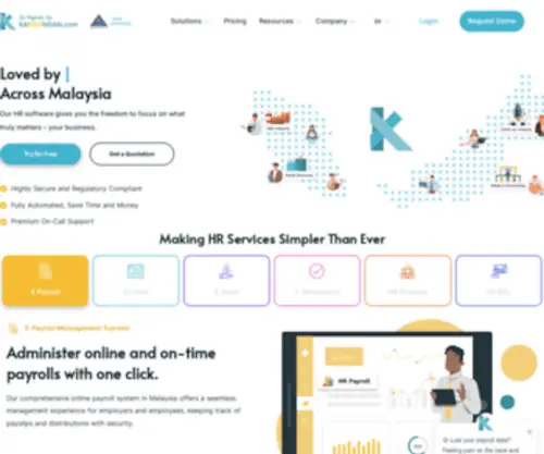 Kakitangan.com(Online Payroll System) Screenshot