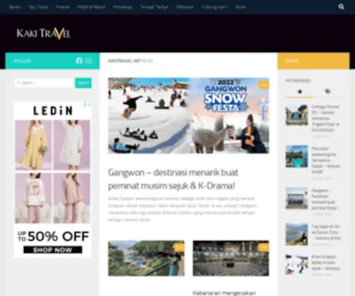Kakitravel.net(Dari Malaysia Ke Dunia) Screenshot
