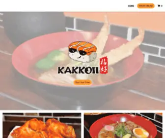 Kakkoiisushiramen.com(Kakkoii Sushi and Ramen) Screenshot