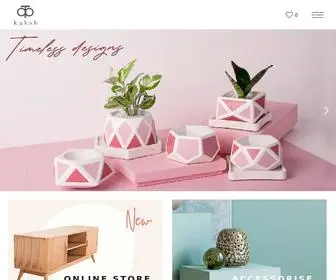 Kakshstudio.com(Furniture Store) Screenshot