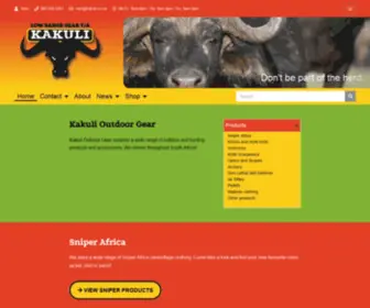 Kakuli.co.za(Kakuli Outdoor Gear) Screenshot