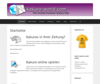 Kakuro-World.com(Kakuro World) Screenshot