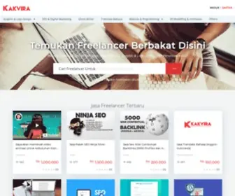 Kakvira.com(Marketplace Freelancer Dan Produk Digital Indonesia) Screenshot