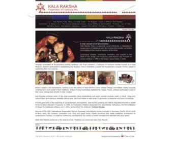 Kala-Raksha.org(Kala Raksha Preservation of Traditional Arts) Screenshot