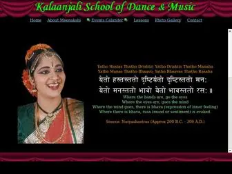 Kalaanjali.com(Kalaanjali School of Dance & Music) Screenshot