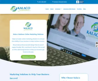 Kalacosolutions.com(Web Design & Online Marketing) Screenshot