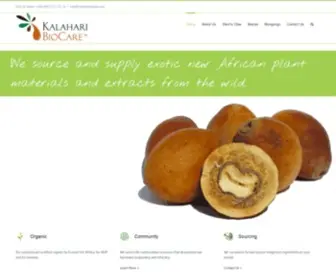 Kalaharibiocare.com(Kalahari Bio Care) Screenshot