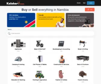 Kalaharideals.com(Buy or Sell everything in Namibia) Screenshot