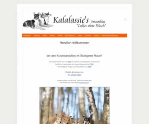 Kalalassies.de(Kurzhaarcollie) Screenshot