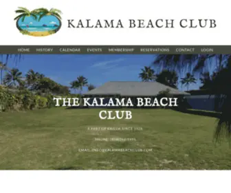 Kalamabeachclub.com(Kalama Beach Club) Screenshot